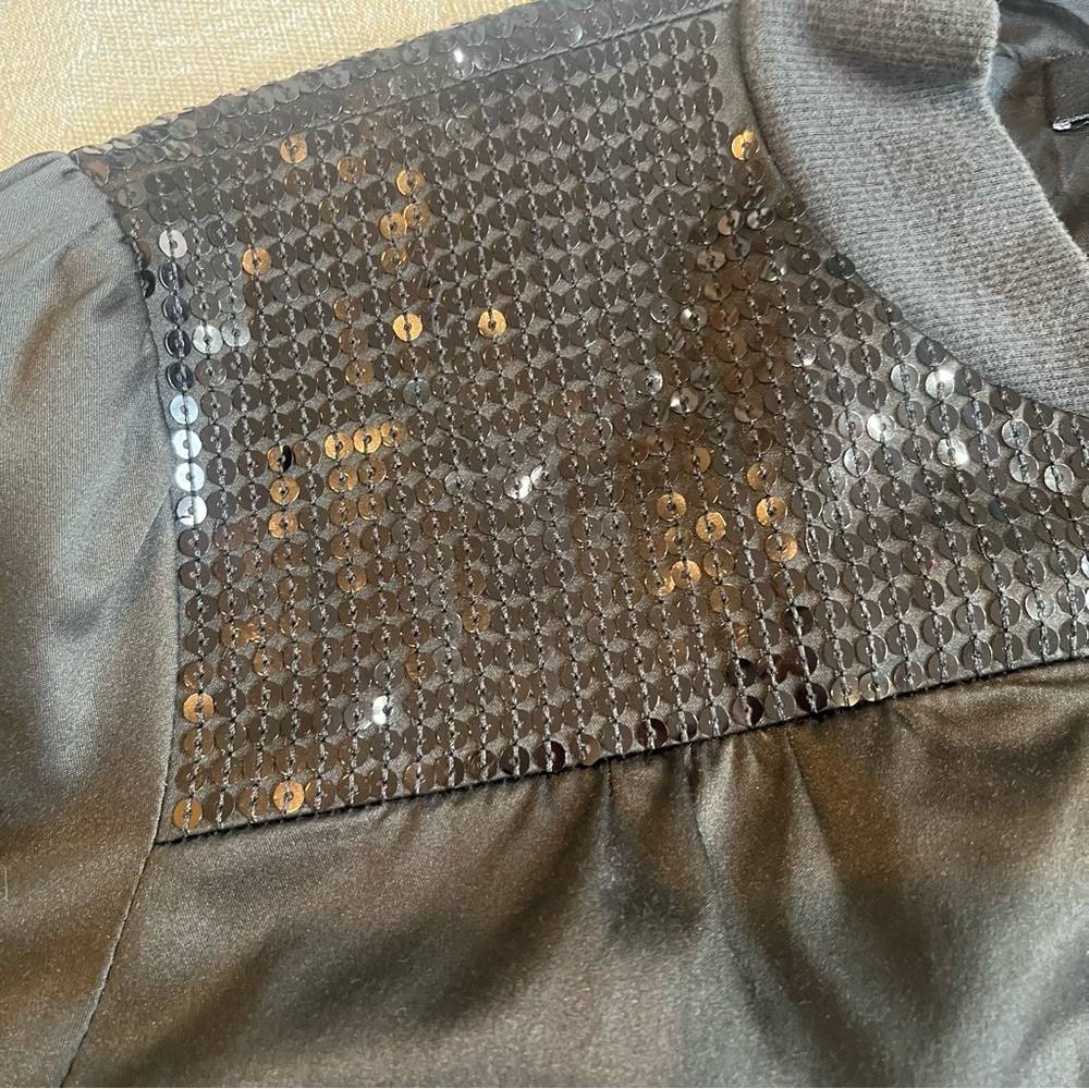 Morgan de Toi Black Sequin Jacket‎ – Size Small - Picture 5 of 13